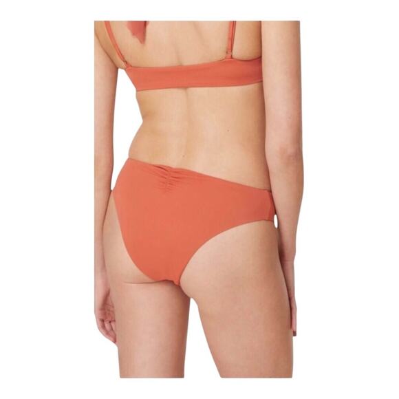 Andie NWT The Symi Sustainable High Leg Cut Low Rise Bikini Bottom Cedar XXL - Picture 2 of 13